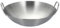 Gralara Sartén wok de acero inoxidable, antiadherente, de fondo plano, para freír, guisar, cocinar al, para uso doméstico y restaurante, Diámetro 22cm