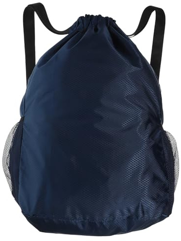 HOUDERCO Wasserdichter Kordelzug Rucksack Große Sporttasche für Damen Herren Outdoor Fitness Wandern Strandtasche mit Verstellbaren Trägern Leicht und Robust