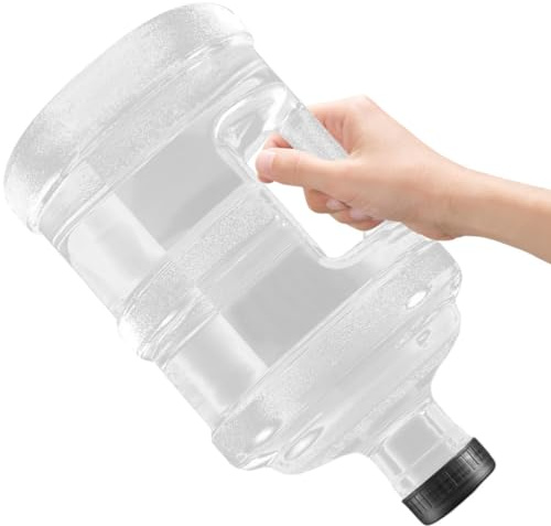Beavorty Jarra de Agua de 5l con Asa y Boca Ancha, Botella de Agua para Exteriores de Plástico Adecuado para Camping y Actividades al Aire Libre