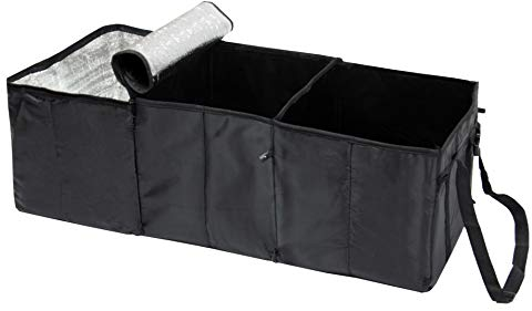 ZOLLNER Zollner24 Kofferraum Organizer mit Tragegriff und Kühlfach, 30x31x86 cm, schwarz
