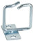 Techly Professional 172046 Anello Passacavi Laterale 80x80 mm in Acciaio Zincato per Armadi Rack Silver
