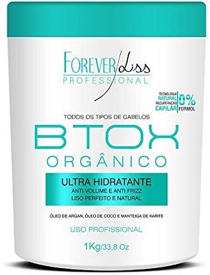 Btox orgánico Forever Liss Zero - Mascarilla antiencrespamiento y antivolumen para el cabello (1 kg)