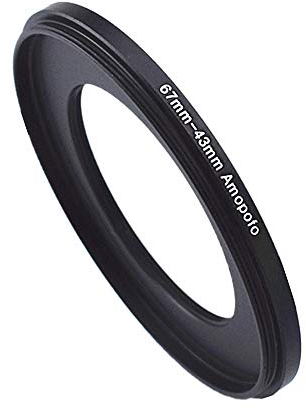 67mm bis 43mm Step-Down-Ring für Canon, Nikon, Sony, Fuji, Kamera-Objektive & UV-, ND-, CPL-Kamera-Filter