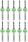 sourcing map Pcb Forets 1,8mm Tungstène Carbure Rotatif Outil Bijoux CNC Gravure Imprimer Circuit Planche Micro Forets 1/8 Pouce Queue 10Pcs