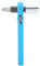 Vikye Ratchet Socket Wrench, 10mm Blue Mini Ratchet Wrench Tool with PH2 Screwdriver Bit Kit, Wrench Set for Repairing Use