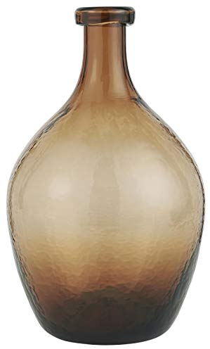 IB Laursen Vase en Verre Marron 28 cm