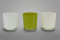 innaGLAS Cache-Pot en Verre Alena, Blanc, 13cm, Ø13cm - Pot de Fleurs