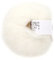 Fyearfly Weiches Mohair, Weiche Mohair Cashmere Wolle Strickgarn leichte Hand Strickwaren Garn DIY Schal Schal Häkelgarn für Schal für DIY Häkeln(weiß)