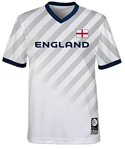 FIFA Offizielles Trikot der Frauenfussball-Weltmeisterschaft 2023, England, Weiß, 4 Jahre