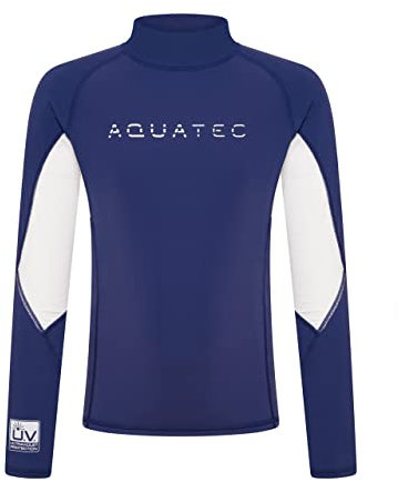 AQUATEC Rashguards pour Enfants - Manches Courtes & Longues (Manches Longues, 11-12 Ans)
