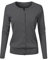 CHENSIYU Strickjacke Damen Cardigan Elegant Einfarbig Kurz Strickmantel Pullover Herbst Winter Strickpullover Jacke mit Knopf (Clear, XL)
