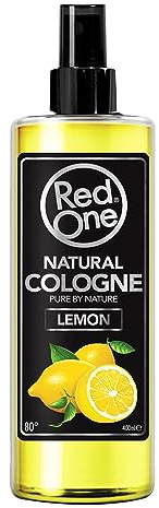 Redone Aftershave Natural Barber Spray Cologne Lemon 400ml | Long-lasting fragrance | Premium Grooming Product