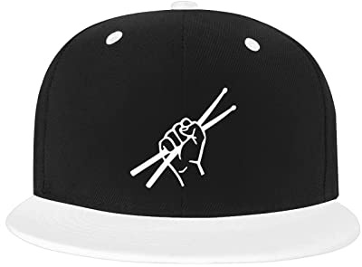 Verstellbare Mütze für Männer und Frauen, Drumsticks Drummer Unisex Hip Hop Baseball Cap Trucker Dad Hats
