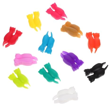 ABOOFAN 12st Weinglas-marker Getränkeetiketten Aus Glas Getränkegarnitur Glasverzierung Dekorativer Weinbechermarker Weinglas-tag Trinkglas-marker Kieselgel Kondom Charme