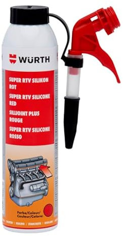 Würth Colle et Mastic Silicone Super RTV Rouge 200 ml