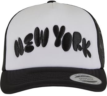 Mister Tee Bubbly NY Foam Trucker Cap Black/White/Black, one Size