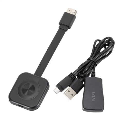 Projecteur de téléphone sans fil – Projecteur HD compact, appareil portable de diffusion de films | Projecteur vidéo home cinéma pour regarder des émissions de télévision, des présentations, des