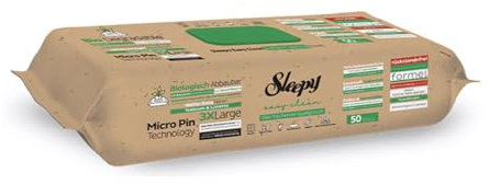 Sleepy Easy Clean Bio Oberflächen und Boden Reinigungstücher 2 in 1 (Grün) mit Teebaum & Limette - 1 Packung x 50 Tücher