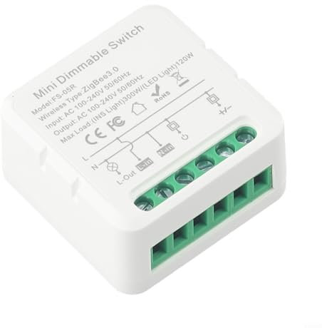 For Compatible For Smart Dimmer Switch Remote Control for LED Lights with Voice Activation and Group Features (One Way Switch (Dimming All The Way ())