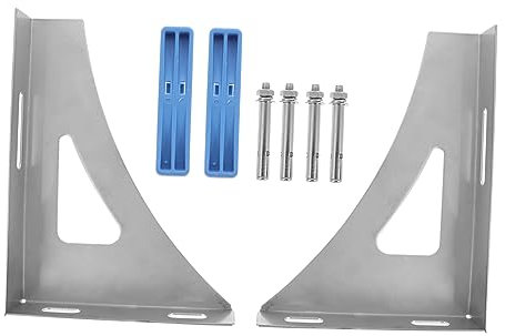 FIXOSHEE 1Paire Support de Protection Murale Inoxydable pour Chauffe Eau Électrique à Corrosion Facile à Installer pour Éviter les Dégâts