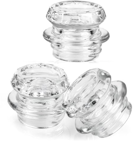 Tuesoa Coffee Percolator Glass Top Replacement-Glass Percolator Top for, Percolators and More 3Pack