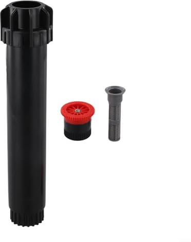 Popup Sprinkler Head Adjustable 0 360 Degrees for Garden Use with Reliable Materials and Consistent Water Distribution (black)