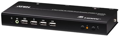 ATEN CS742H 2 Port USB 4K HDMI Dual Display KVM Switch