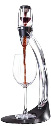 Aérateur de vin automatique décanteur – Appareil portable rapide et polyvalent | Carafe automatique avec filtre et support pour décantation rapide | Idéal pour la famille, les fêtes et les locaux