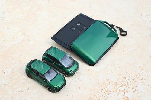 Porte Clé pour Renault Clio 6 Compatible Renault/Dacia Made in France Peint à la Main (Vert Absolu)