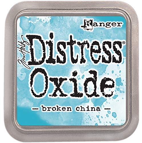 Ranger Distress Oxide Ink Pad Stempelkissen Broken China, Blau, 7.5 x 7.5 x 1.9 cm