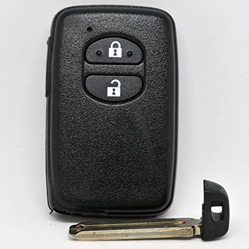 Remote Key Fob SmartKey Radio Transmitter Shell and Emergency Key Blank for Toyota