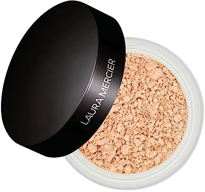 Laura Mercier Translucent Loose Setting Powder, 24HR Shine Control, Infused with Vitamins C + E, Soft Matte Finish, Normal to Oily Skin, 4 Shades for Virtually All Skin Tones, Holiday Gift Set