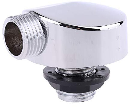 Buwei Accessori per Cabina Doccia per Vasca da Bagno con connettore per Doccia in plastica cromata