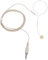 AMONIDA Kabelgebundenes 3,5-mm-Headset über dem Ohrausleger für Karaok, Gesang, Sprache, Beige