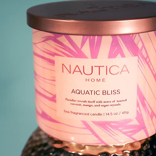 Nautica Candle Scented Candles, Aquatic Bliss Soy Candle