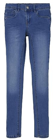 NAME IT Polly Skinny fit Mädchen Jeanshose Medium Blue Denim-146