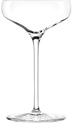 Stölzle Lausitz Coupes à Champagne TWIST Lot de 6 220ml – Verres Cristal Élégants pour Champagne Vin Mousseux & Cocktails – Résistant au Lave-Vaisselle et aux Chocs, Fabriqué en Allemagne