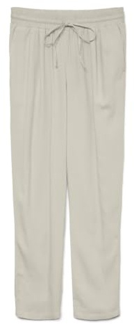 VERO MODA Casual Linen Trousers Loose Fit Ankle Pants Women's Fashion Elegant Botanical Print