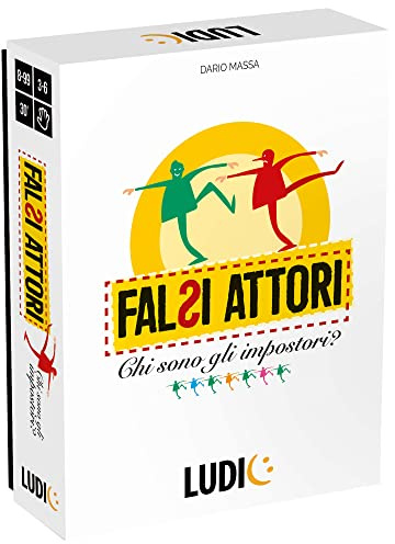 Ludic Falsche Schauspieler Wer Sind Die Betrüger? It53504 Gesellschaftsspiel Für Die Familie Für 2-6 Spieler Made In Italy
