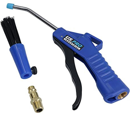 Air Blow Dust Blower Blowing + Brush Gun Remover Removal Duster Cleaner Set