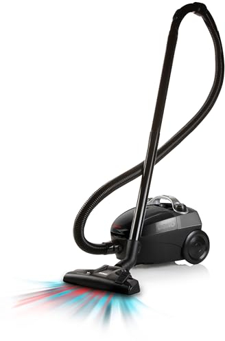 DOMO DO1033S Staubsauger mit Beutel - 1,5 L - 450 W - schwarz