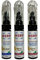 MSRP FRANCE Stylo retouche peinture pour PEUGEOT KWE Blanc Nacre Réparation rayures carrosserie, Kit stylo peinture voiture 15ml, Pointe ultra fine et pinceau intégré
