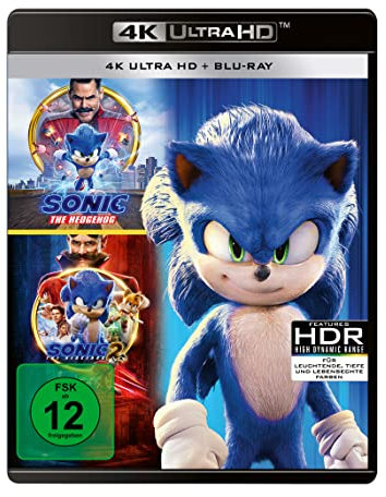 Sonic the Hedgehog - 2-Movie Collection (2 x 4K Ultra HD) (+ 2 x Blu-ray 2D)