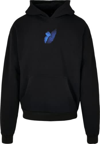 Mister Tee Herren Kapuzenpullover Le Papillon Heavy Oversize Hoody Black XL Black XL