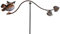 Gartenpendel Eule | Blumenstecker Gartenstecker Gartendeko Stecker | 114x66 cm