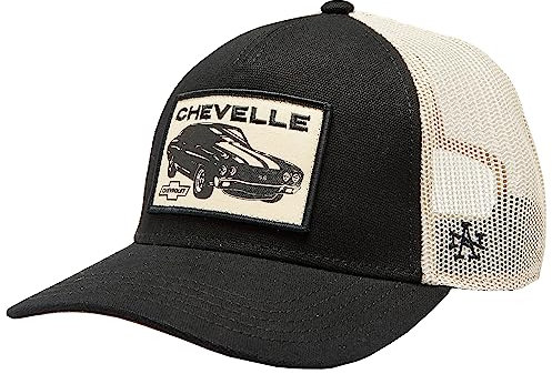 American Needle Valin Chevelle Cap SMU679A-CHEVELLE, Mens Cap with a Visor, Black, One Size EU