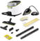 Kärcher Dampfreiniger SC 4 Deluxe Iron, Dampfdruck: 4,0 bar, Aufheizzeit: 3 min., Fläche: ca. 130 m², Tank: 0,5 l + 1,3 l, inkl. Bodenreinigungsset EasyFix, Düsen und Dampfdruck-Bügeleisen