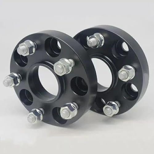 Spurverbreiterung Aluminium 2PCS Spurverbreiterungen 5x108 Hubcentric 63,4 15-35mm Spacer Adapter Für Ford Für Kuga Für Fokus Für Mondeo Für Rand Für Fiesta Spurverbreiterung Spurplatten (Color : 1PC