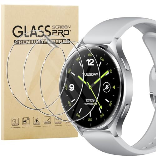 KUSINHOKA 3 Pièces Protection Écran pour Xiaomi Watch 2, HD Anti-Rayures Film Protection, sans Bulles, Souple TPU Protecteur D'écran pour Xiaomi Watch 2 Accessoires