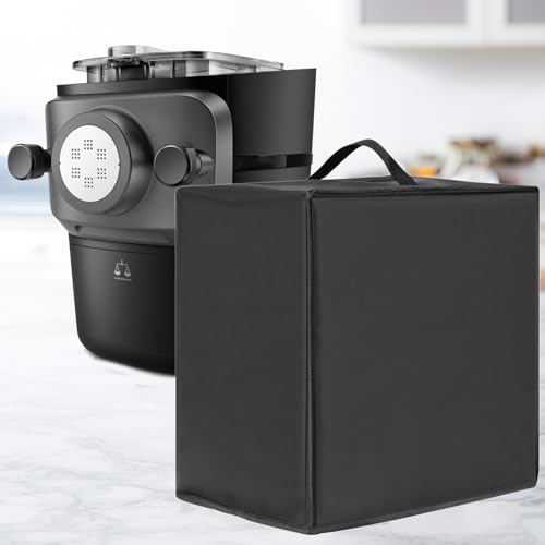 Hitzebeständige, Wasserdichte, Universelle Staubschutz Abdeckung für Nudelmaschinen, für Philips Nudelmaschine Serie 7000 HR2665/93, Unold 68801 Nudelmeister und so weiter Schwarz